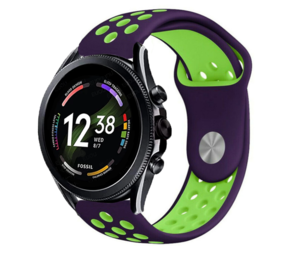 Strap-it Fossil Gen 6 44mm Sport Strap (Purple/Yellow) Strap-it Fossil Gen 6 44mm Sport Strap (Purple/Yellow)