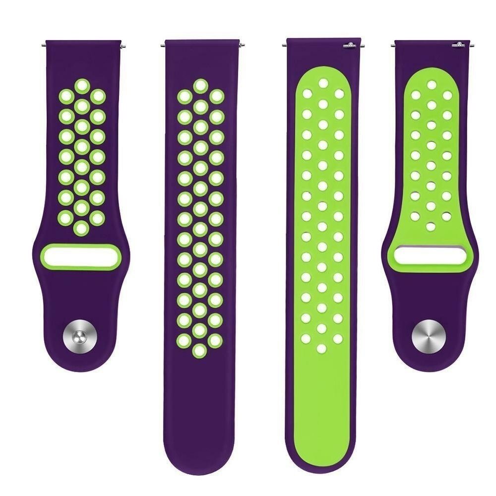 Strap-it Strap-it Fossil Gen 6 44mm Sport Strap (Purple/Yellow) Strap-it Strap-it Fossil Gen 6 44mm Sport Strap (Purple/Yellow)