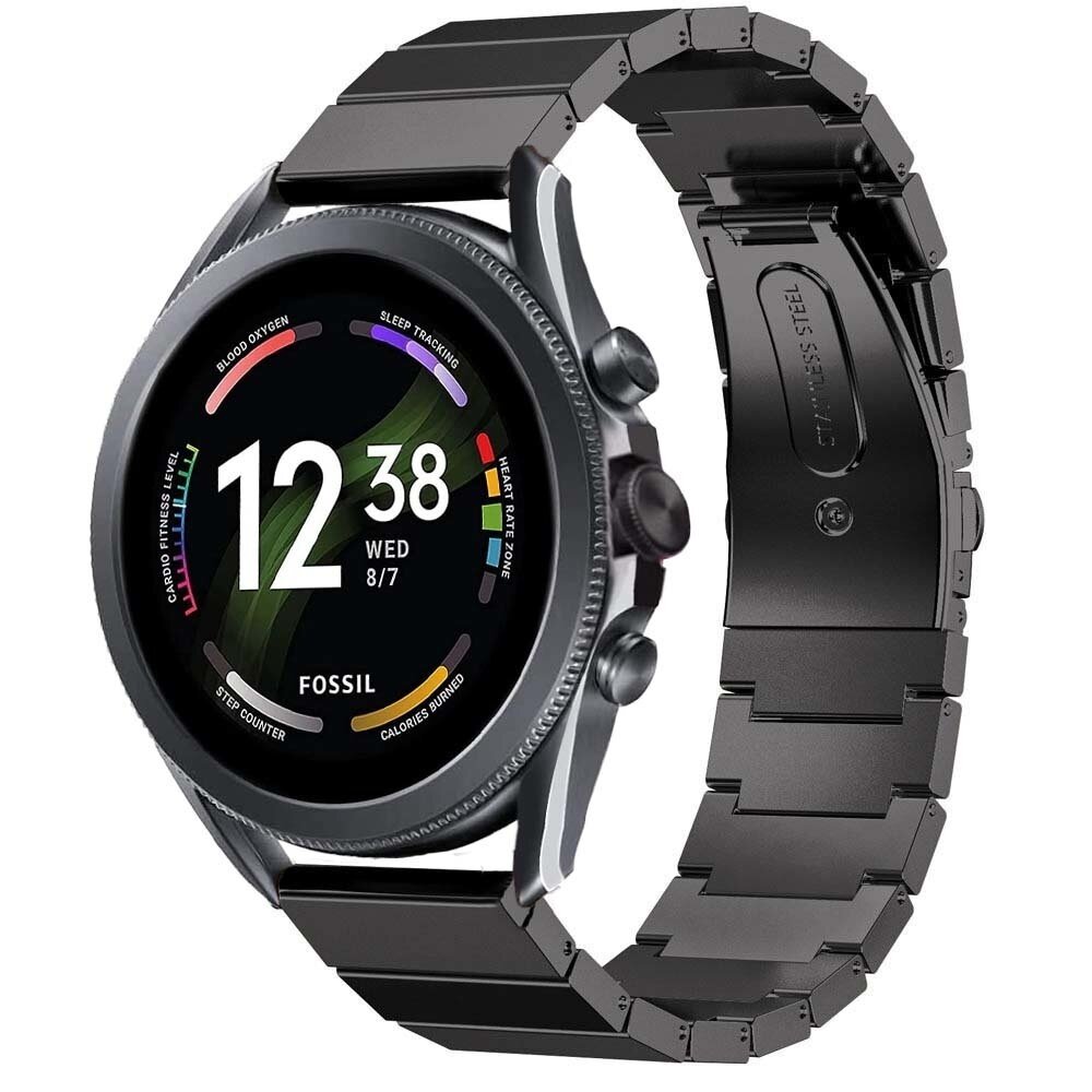 Strap-it Strap-it Fossil Gen 6 44mm Metal Strap (Black) Strap-it Strap-it Fossil Gen 6 44mm Metal Strap (Black)