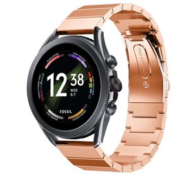 Strap-it Fossil Gen 6 44mm Metal Strap (Rose Gold) Strap-it Fossil Gen 6 44mm Metal Strap (Rose Gold)
