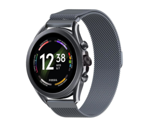 Strap-it Fossil Gen 6 44mm Milanese Strap (Space Grey) Strap-it Fossil Gen 6 44mm Milanese Strap (Space Grey)