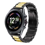 Strap-it Fossil Gen 6 44mm Steel Strap (Black/Gold) Strap-it Fossil Gen 6 44mm Steel Strap (Black/Gold)