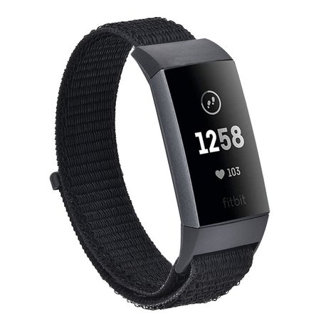 Strap-it Strap-it Fitbit Charge 4 Nylon Strap (Black) Strap-it Strap-it Fitbit Charge 4 Nylon Strap (Black)
