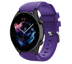 Strap-it Amazfit GTR 3 (Pro) Silicone Strap (Purple)