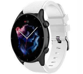 Strap-it Amazfit GTR 3 (Pro) Silicone Strap (White)