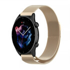 Strap-it Strap-it Amazfit GTR 3 (Pro) Milanese Strap (Champagne)