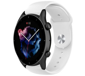 Strap-it Amazfit GTR 3 (Pro) Sport Strap (White) Strap-it Amazfit GTR 3 (Pro) Sport Strap (White)