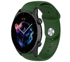 Strap-it Amazfit GTR 3 (Pro) Sport Strap (Army Green) Strap-it Amazfit GTR 3 (Pro) Sport Strap (Army Green)