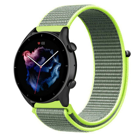 Strap-it Strap-it Amazfit GTR 3 (Pro) Nylon Strap (Fluorescent) Strap-it Strap-it Amazfit GTR 3 (Pro) Nylon Strap (Fluorescent)