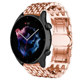 Strap-it Amazfit GTR 3 (Pro) Steel Dragon Strap (Rose Gold) Strap-it Amazfit GTR 3 (Pro) Steel Dragon Strap (Rose Gold)