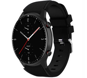 Strap-it Amazfit GTR 2 Silicone Strap (Black)