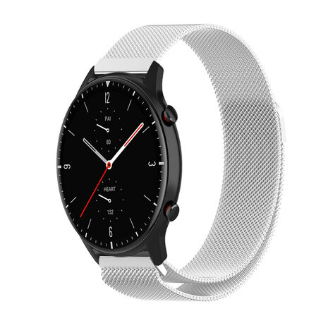 Strap-it Strap-it Amazfit GTR 2 Milanese Strap (Silver) Strap-it Strap-it Amazfit GTR 2 Milanese Strap (Silver)