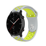 Strap-it Amazfit GTR 2 Sport Strap (Grey/Yellow) Strap-it Amazfit GTR 2 Sport Strap (Grey/Yellow)