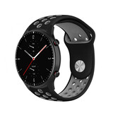 Strap-it Amazfit GTR 2 Sport Strap (Black/Grey) Strap-it Amazfit GTR 2 Sport Strap (Black/Grey)
