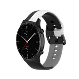 Strap-it Amazfit GTR 2 Sport Strap (Black-White-Grey) Strap-it Amazfit GTR 2 Sport Strap (Black-White-Grey)