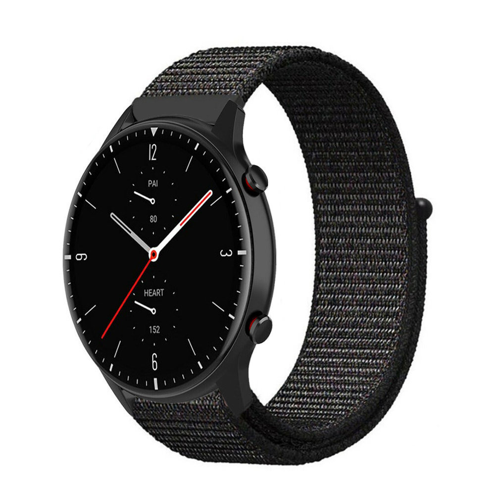 Strap-it Strap-it Amazfit GTR 2 Nylon Strap (Black) Strap-it Strap-it Amazfit GTR 2 Nylon Strap (Black)