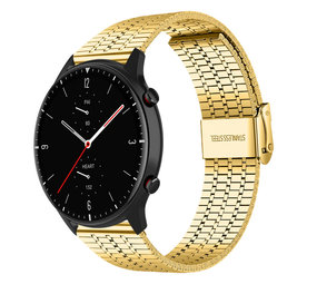 Strap-it Amazfit GTR 2 Fine Steel Strap (Gold) Strap-it Amazfit GTR 2 Fine Steel Strap (Gold)