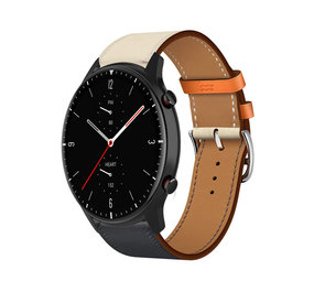Strap-it Amazfit GTR 2 Leather Strap (White/Dark Blue) Strap-it Amazfit GTR 2 Leather Strap (White/Dark Blue)