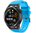 Strap-it Strap-it Huawei Watch GT Runner Silicone Strap with Buckle (Light Blue)