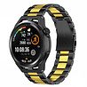 Strap-it Strap-it Huawei Watch GT Runner Steel Strap (Black/Gold) Strap-it Strap-it Huawei Watch GT Runner Steel Strap (Black/Gold)