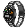 Strap-it Strap-it Huawei Watch GT Runner Steel Strap (Black/Silver) Strap-it Strap-it Huawei Watch GT Runner Steel Strap (Black/Silver)
