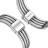 Strap-it Strap-it Huawei Watch GT Runner Fine Steel Strap (Silver/Black) Strap-it Strap-it Huawei Watch GT Runner Fine Steel Strap (Silver/Black)