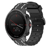 Strap-it Polar Grit X Pro Silicone Strap Tough (Black/White)