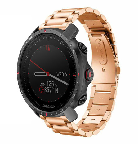 Strap-it Strap-it Polar Grit X Pro Steel Strap (Rose Gold) Strap-it Strap-it Polar Grit X Pro Steel Strap (Rose Gold)