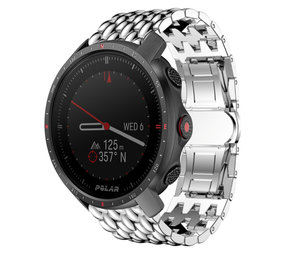 Strap-it Polar Grit X Pro Steel Dragon Strap (Silver) Strap-it Polar Grit X Pro Steel Dragon Strap (Silver)