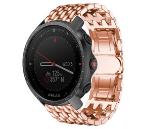 Strap-it Polar Grit X Pro Steel Dragon Strap (Rose Gold) Strap-it Polar Grit X Pro Steel Dragon Strap (Rose Gold)