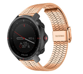 Strap-it Polar Grit X Pro Fine Steel Strap (Rose Gold) Strap-it Polar Grit X Pro Fine Steel Strap (Rose Gold)