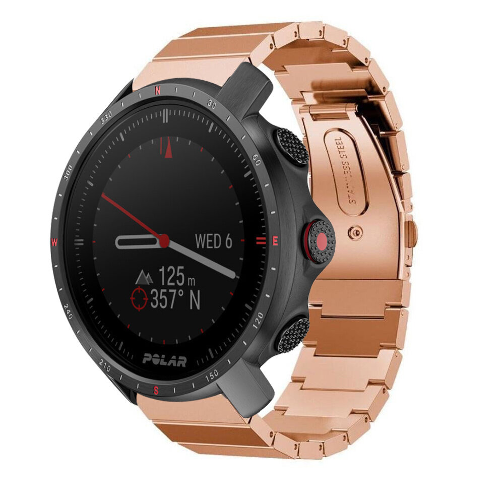 Strap-it Strap-it Polar Grit X Pro Metal Strap (Rose Gold) Strap-it Strap-it Polar Grit X Pro Metal Strap (Rose Gold)