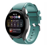 Strap-it Huawei Watch 3 (Pro) Silicone Strap with Buckle (Viridian)
