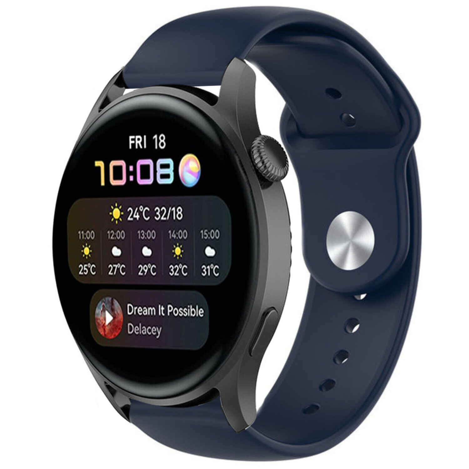 Huawei Watch 3 Pro Sport Strap Dark Blue