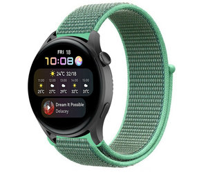 Strap-it Huawei Watch 3 (Pro) Nylon Strap (Mint) Strap-it Huawei Watch 3 (Pro) Nylon Strap (Mint)