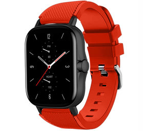 Strap-it Amazfit GTS 2 Silicone Strap (Red)