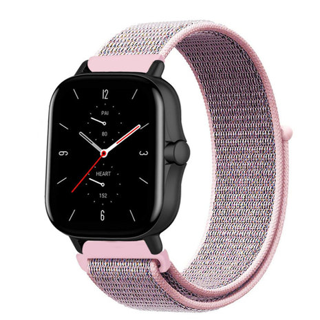 Strap-it Strap-it Amazfit GTS 2 Nylon Strap (Pink Sand) Strap-it Strap-it Amazfit GTS 2 Nylon Strap (Pink Sand)