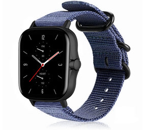 Strap-it Amazfit GTS 2 Nylon Strap with Buckle (Blue) Strap-it Amazfit GTS 2 Nylon Strap with Buckle (Blue)
