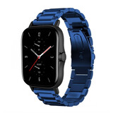 Strap-it Amazfit GTS 2 Steel Strap (Blue) Strap-it Amazfit GTS 2 Steel Strap (Blue)