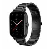 Strap-it Amazfit GTS 2 Steel Strap (Black) Strap-it Amazfit GTS 2 Steel Strap (Black)