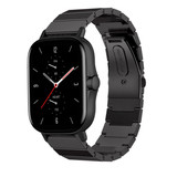 Strap-it Amazfit GTS 2 Metal Strap (Black) Strap-it Amazfit GTS 2 Metal Strap (Black)