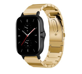 Strap-it Amazfit GTS 2 Metal Strap (Gold) Strap-it Amazfit GTS 2 Metal Strap (Gold)