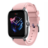 Strap-it Amazfit GTS 3 Silicone Strap (Pink)