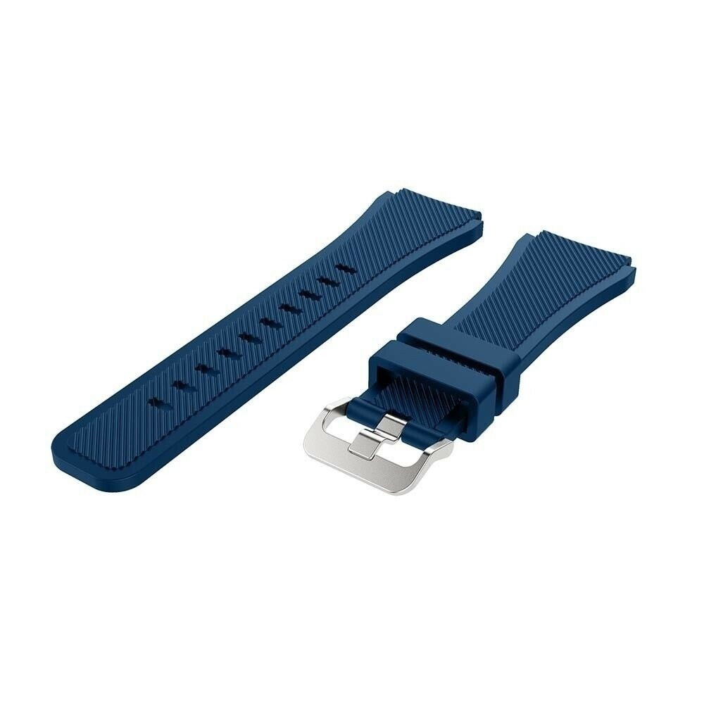 Strap-it Strap-it Amazfit GTS 3 Silicone Strap (Dark Blue)