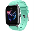 Strap-it Strap-it Amazfit GTS 3 Silicone Strap (Aqua)