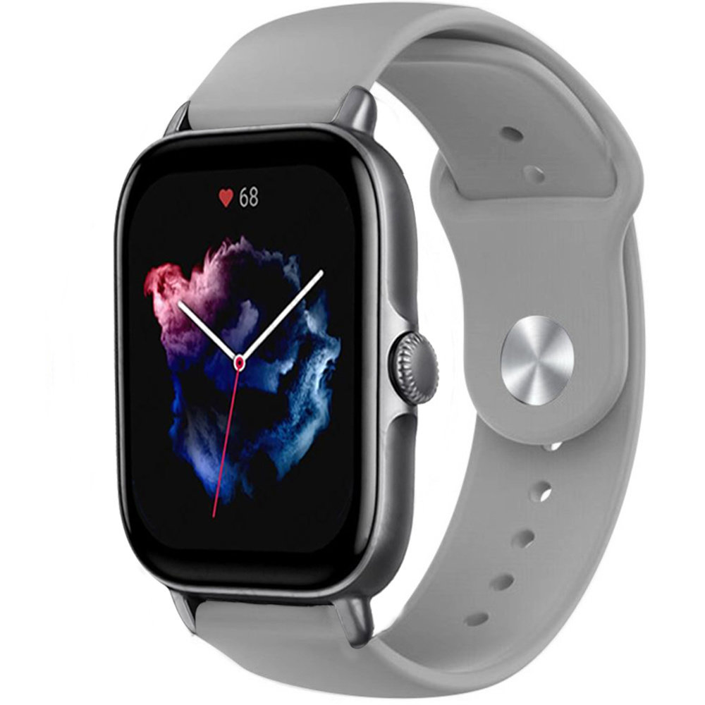 Strap-it Strap-it Amazfit GTS 3 Sport Strap (Grey) Strap-it Strap-it Amazfit GTS 3 Sport Strap (Grey)