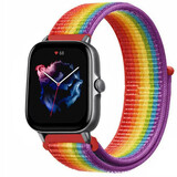 Strap-it Amazfit GTS 3 Nylon Strap (Rainbow) Strap-it Amazfit GTS 3 Nylon Strap (Rainbow)