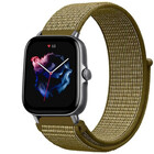 Strap-it Strap-it Amazfit GTS 3 Nylon Strap (Olive)