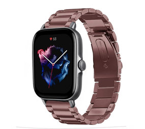 Strap-it Amazfit GTS 3 Steel Strap (Bronze Gold) Strap-it Amazfit GTS 3 Steel Strap (Bronze Gold)
