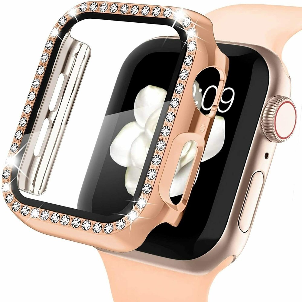 Strap-it Strap-it Apple Watch Diamond PC Hard Case (Rose Gold) Strap-it Strap-it Apple Watch Diamond PC Hard Case (Rose Gold)
